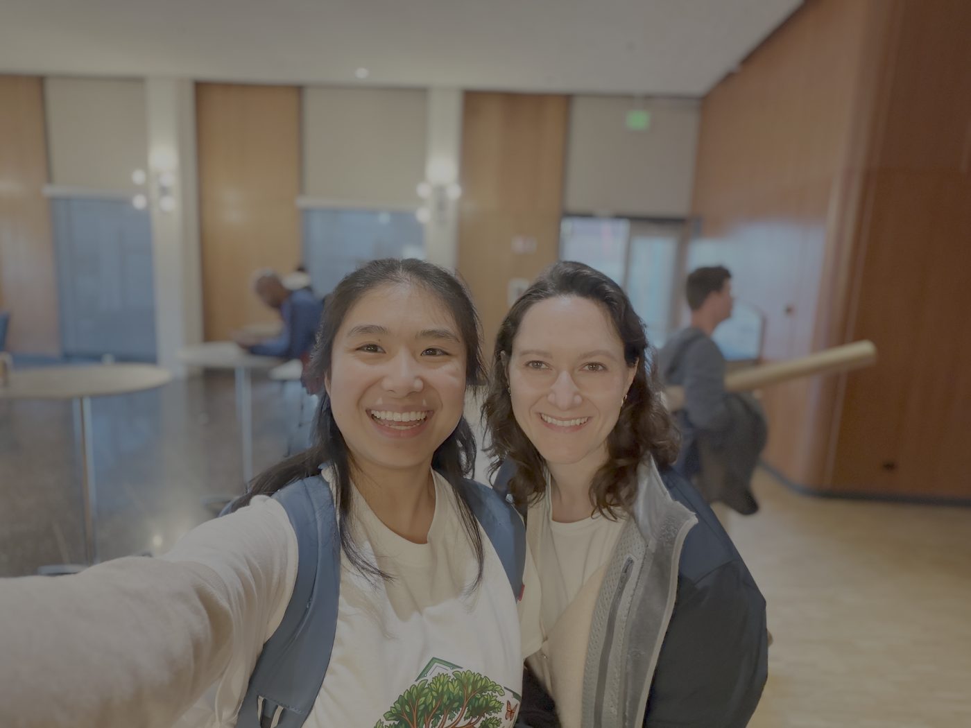BayLeaf's two co-founders at the Bay Area Plant Hub Symposium.